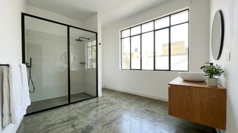 baño de la propiedad demo con ambientación virtual